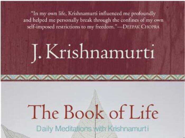 "The Book of Life" by Jiddu Krishnamurti