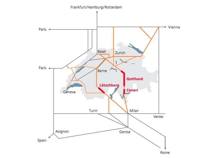 Travel time between Zurich, Lugano and Milan will be shortened by an hour once the tunnel opens to passenger service in June 2016.