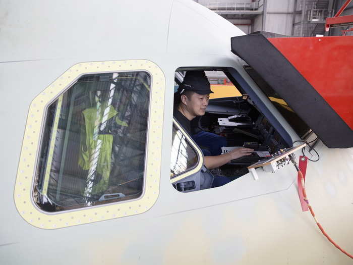 All Airbus planes share a very similar cockpit; this "commonality" allows pilots to easily switch between Airbus planes.