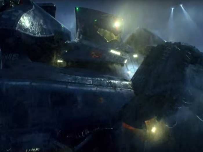 14. Gypsy Danger from "Pacific Rim" is controlled by humans. Yet, mankind needs this gigantic robot in order to bring down the Kaiju trying to destroy the world.