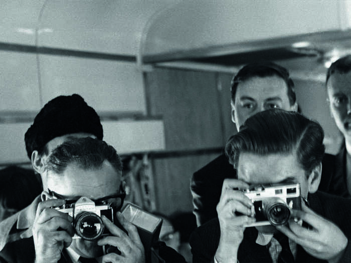 Starr especially enjoyed taking photos of the paparazzi. Photographer Dežo Hoffman (bottom left)shot The Beatles often. McCartney reportedly declared Hoffman the best photographer in the world.