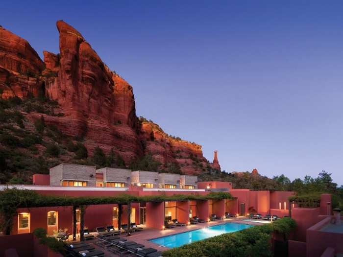 Nestled among the breathtaking red rocks of Boynton Canyon in Sedona, Arizona, the Mii Amo Spa provides guests with indoor and outdoor pools and some unconventional Native American-inspired spa treatments. The therapists there will even help connect you to your spirit and increase your body awareness.