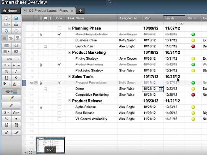 No. 9: Smartsheet, growth rate: 19.2%