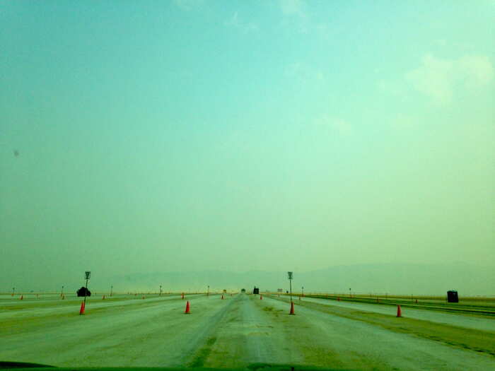 A two hour drive later, I approached "The Playa" — what people call the land where Burning Man is held.