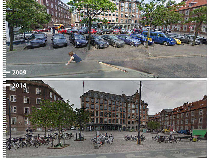 Bikes reign supreme in Copenhagen.