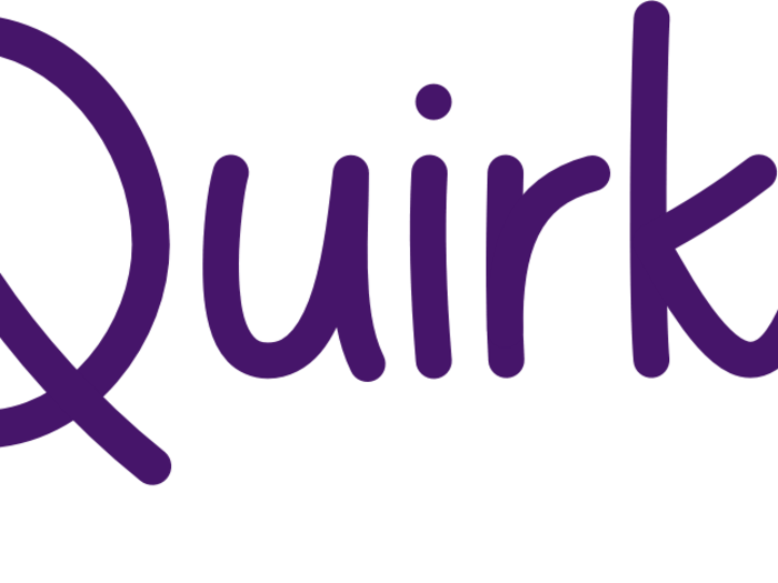 Quirky originally had a purple, script logo. But in June, the company changed it when it launched Quirky 2.0. Here