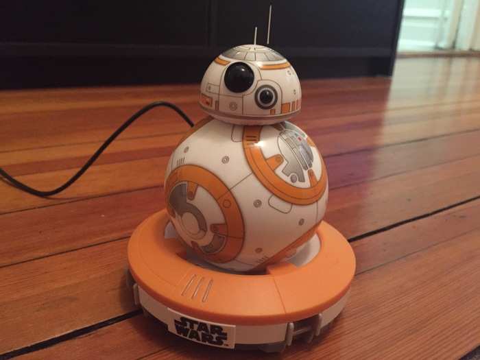 It takes a full three hours to charge up BB-8 for an hour of play.