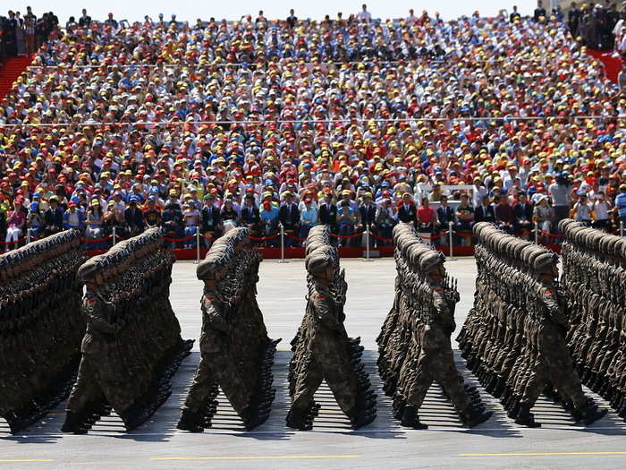 Though the army would be cut in size by 300,000 people, China