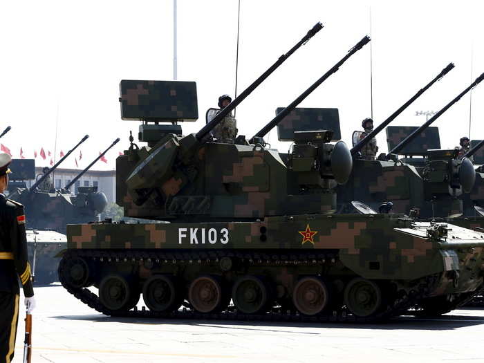 However, China currently has more than twice as many tanks as the US military.