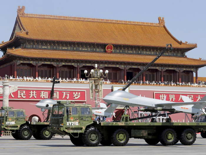 Also known as the Pterodactyl drone, the Wing Loong is a recent addition to China