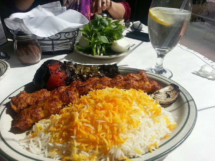 Have an authentic Persian meal at Raffi’s Place, located in Glendale. Dishes include mouthwatering grilled beef, chicken, and fish, generous portions of rice, and an array of appetizers.