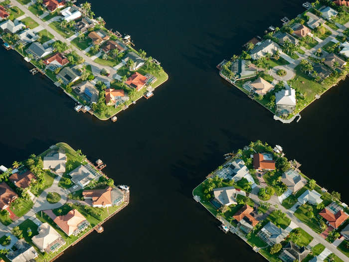 Prior to the 2008 recession, Cape Coral was one of the fastest growing developments in America.