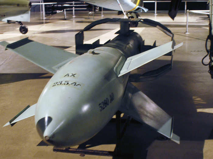 The Fritz X radio-guided bomb