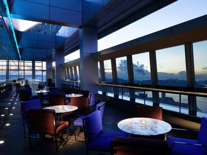 The Ritz-Carlton in Hong Kong is home to Ozone, the world