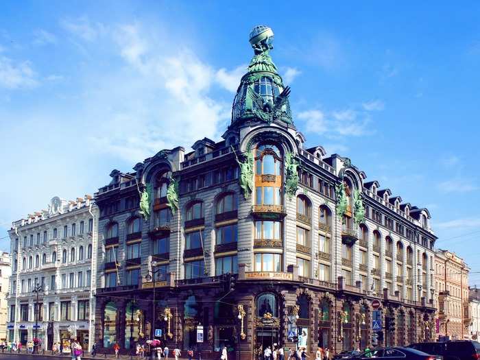 Occupying a corner of the Nevsky Prospekt — St. Petersburg