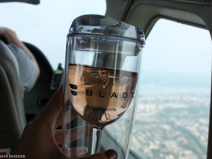 The aerial shot of a Blade sippy cup has become something of a status symbol in certain social circles.