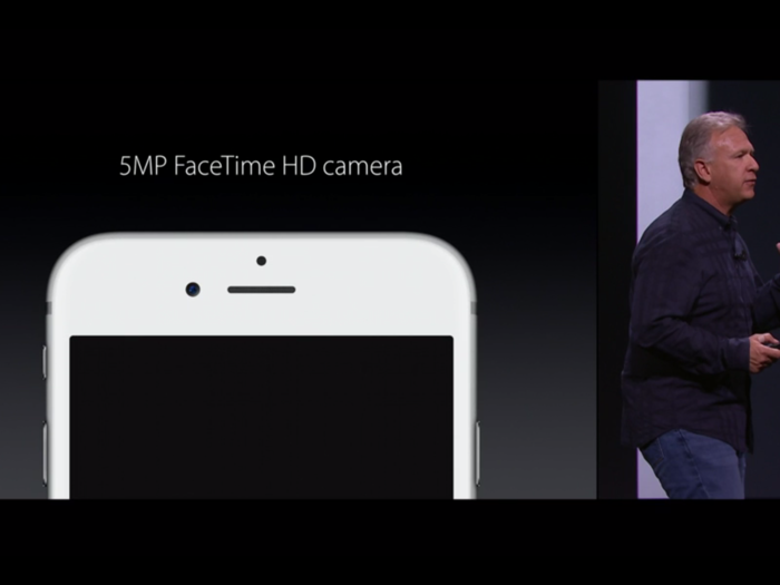 Apple also improved its front-facing FaceTime HD camera, upgrading from 1.2 megapixels to 5 megapixels for more detailed selfies.