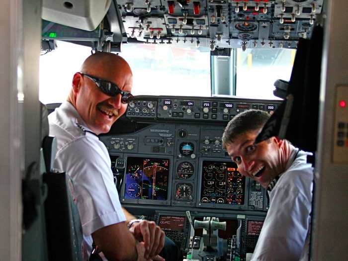 Airline pilots, copilots, and flight engineers