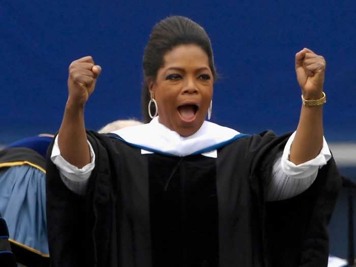 Oprah Winfrey has four honorary doctorates.