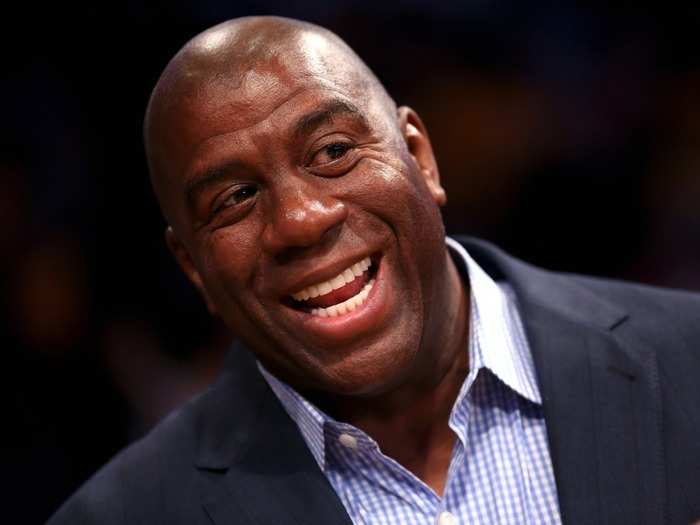 Magic Johnson is the proud recipient of an honorary doctorate in business.