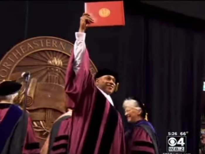 LL Cool J was honored with a doctorate during his daughter