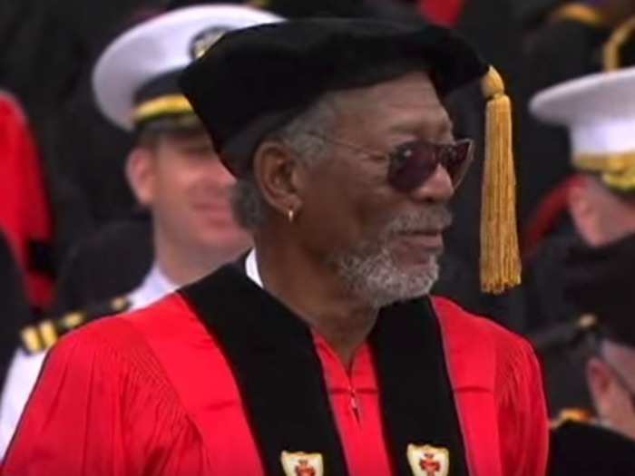 Morgan Freeman was recognized by Howard University earlier this year.