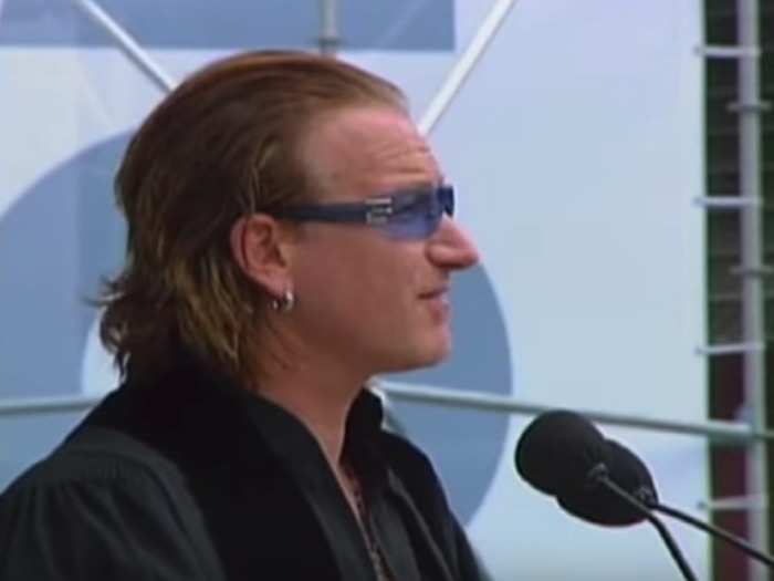 Bono has two honorary doctorates and turned down a third.