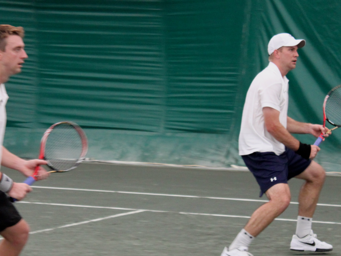 Scott Oudsema, 29, is a private equity associate at Mid-Ocean Partners. He was ranked No. 1 in junior doubles with Evans. Together, they won three junior grand-slam doubles tournaments.