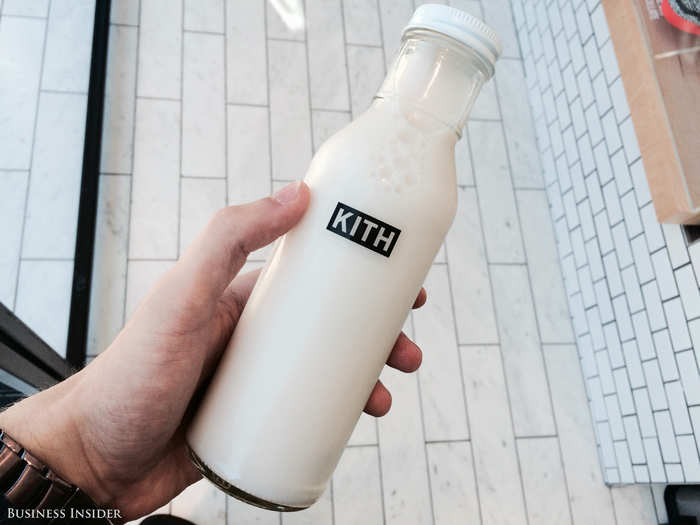 They even brand their milk bottles. Talk about svelte!