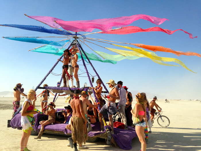 Crying under a crocodile at burning man. Mark, aka Fruit Salad , - w4m