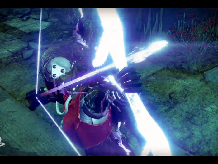 ...Hunters can create bows formed from void energy to destroy enemies or anchor them in place...