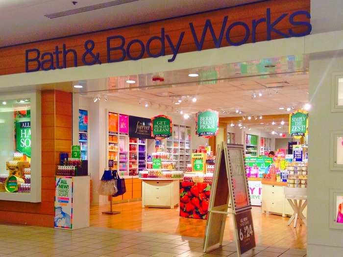 Beauty & Personal Accessories Stores: Bath & Body Works