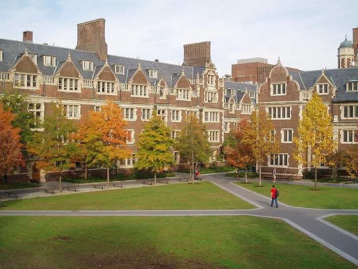 2. University of Pennsylvania: 1,580 UHNW alumni