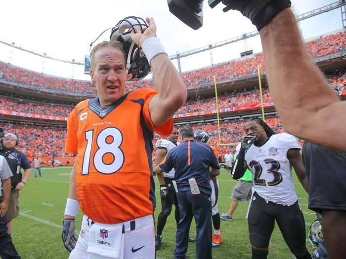 22. Peyton Manning, Denver Broncos