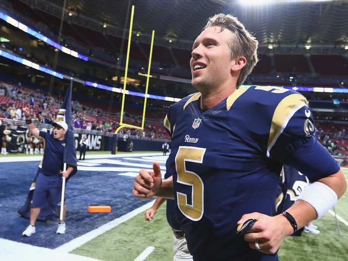 21. Nick Foles, St. Louis Rams