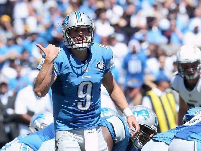 20. Matthew Stafford, Detroit Lions