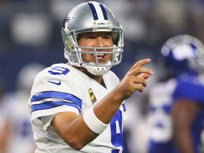 3. Tony Romo, Dallas Cowboys