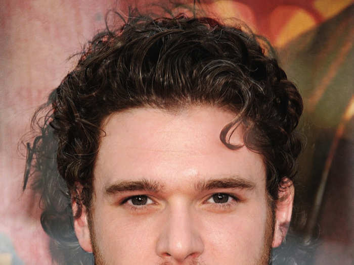 The title of this picture is "The King and the Bastard." The photo combines Kit Harrington (Jon Snow in "Game of Thrones") and Richard Madden (who plays Rob Stark.)