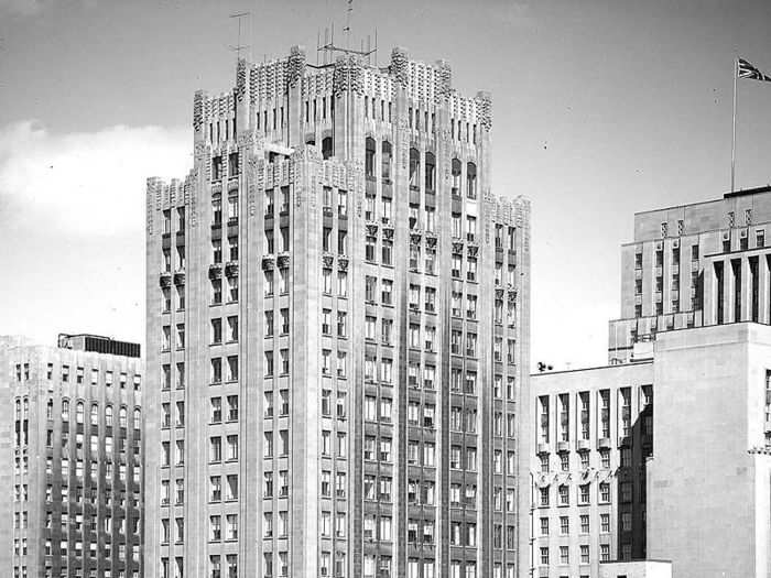 The Old Toronto Star Building was built in 1929 and stood at 288 feet tall, an impressive feat at the time. It was torn down in 1972.