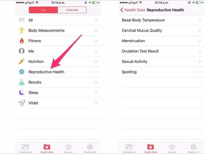 iOS has a period tracker — under Reproductive Health in the Health app.