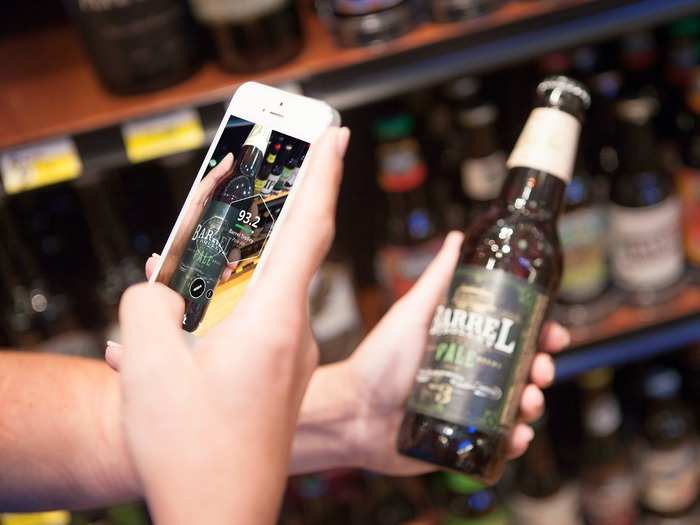 Next Glass scans beer and wine bottles to help you find your favorite drink.