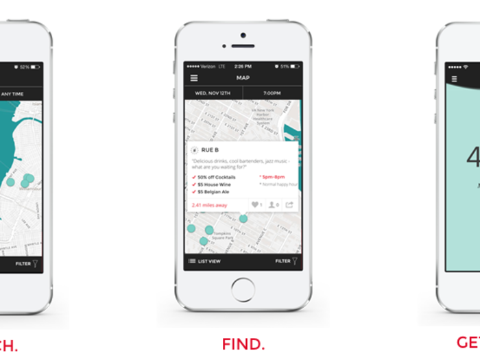 Happy lets you create your own happy hour for you and your friends — on demand