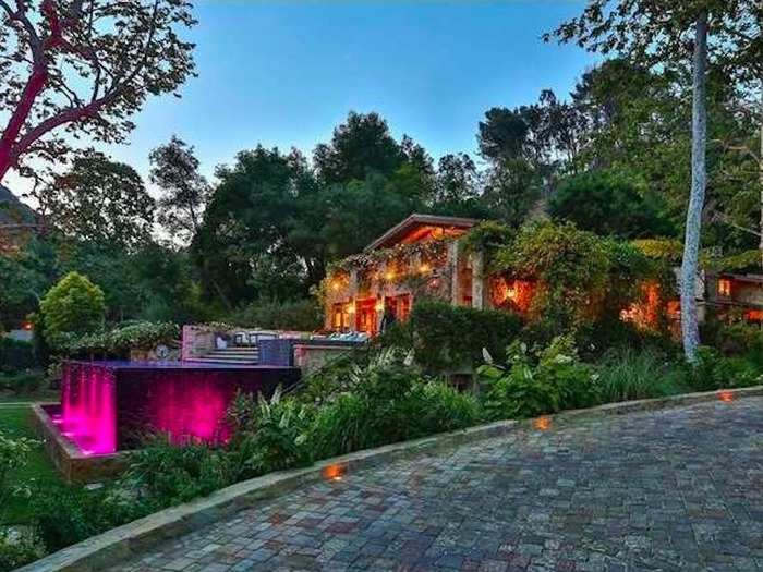 Wide paths lead around the property.