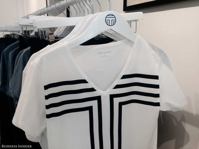 Get familiar with the T insignia, which will likely become synonymous with the brand, just as Tory Burch