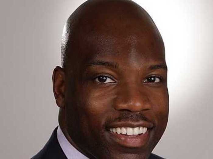 Former Giants wide receiver Malcolm Johnson works at JPMorgan.