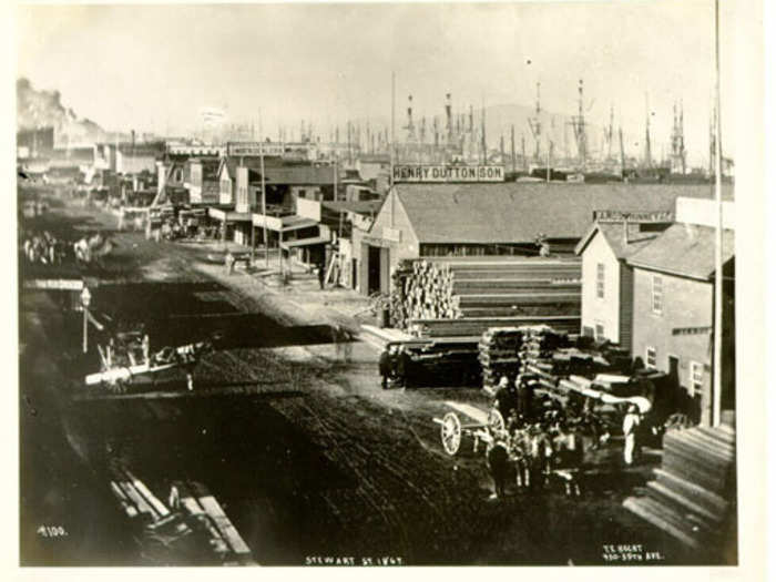 Steuart Street, 1864