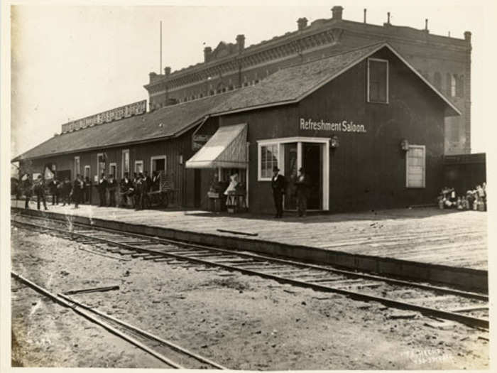 Southern Pacific Passenger Depot, 1879