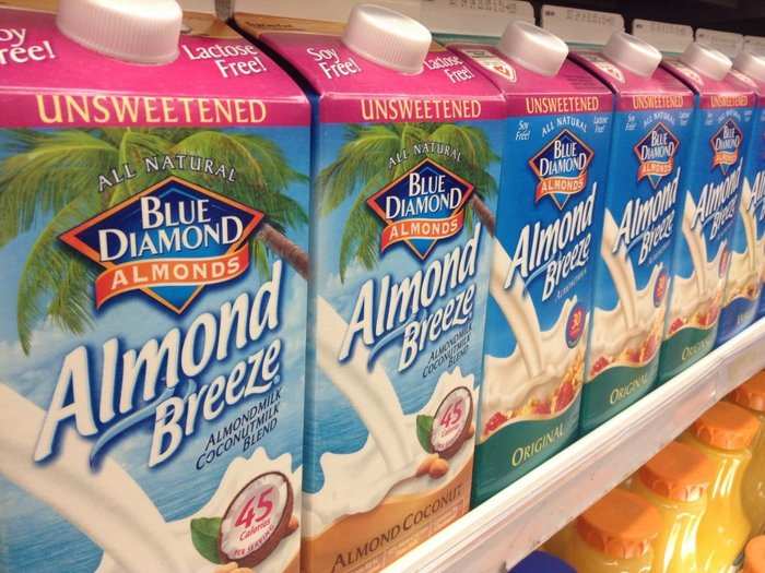 2. Almond milk. Every brand of almond milk is cheaper at Whole Foods, including the store brand, which is 10 cents cheaper than ShopRite