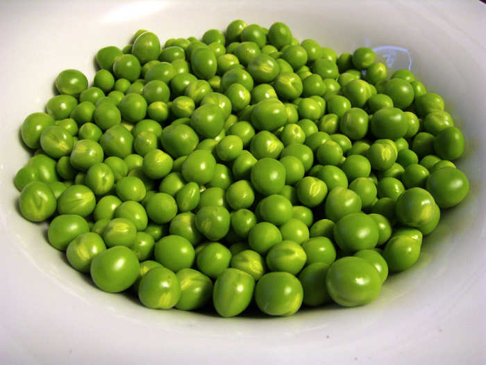 15. Organic green peas. You can save 60 cents for a 16-ounce bag of green peas at Whole Foods over ShopRite.