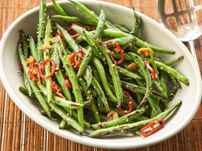 16. Organic green beans. A 16-ounce bag of frozen green beans costs $2.29 at Whole Foods and $2.50 at ShopRite.